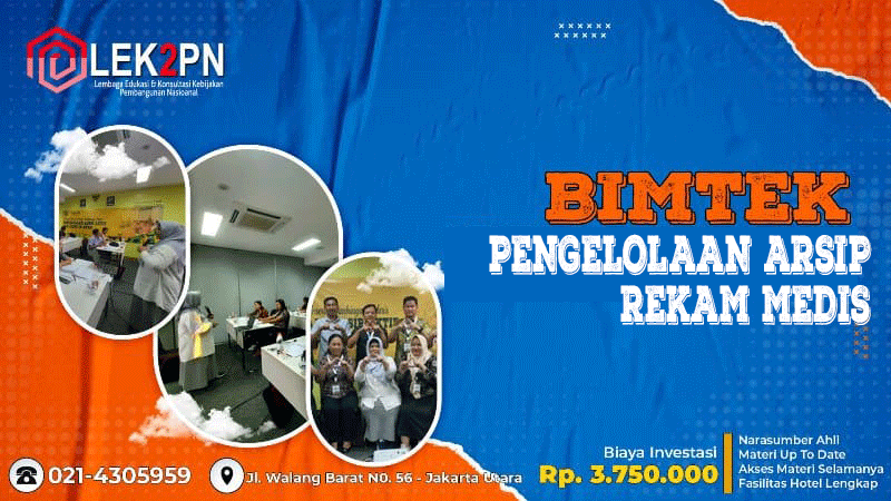 BIMTEK PENGELOLAAN ARSIP REKAM MEDIS