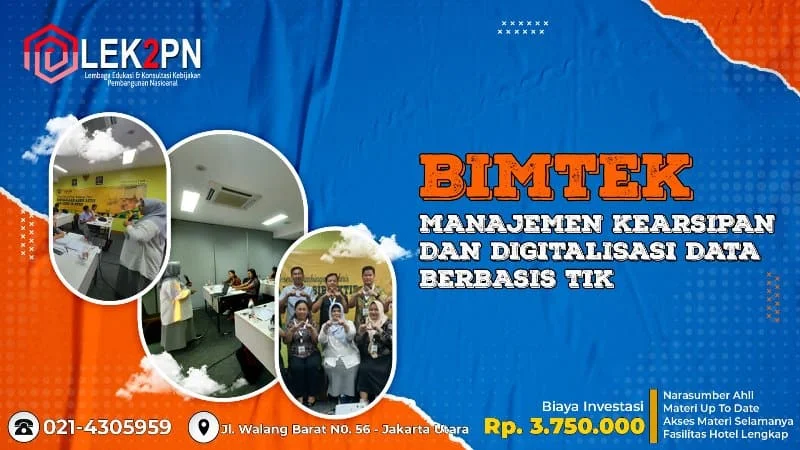 Bimtek Manajemen Kearsipan dan Digitaliasasi Data Berbasis TIK