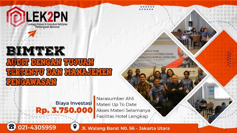 BIMTEK-AUDIT-DENGAN-TUJUAN-TERTENTU-DAN-MANAJEMEN-PENGAWASAN BIMTEK AUDIT DENGAN TUJUAN TERTENTU DAN MANAJEMEN PENGAWASAN