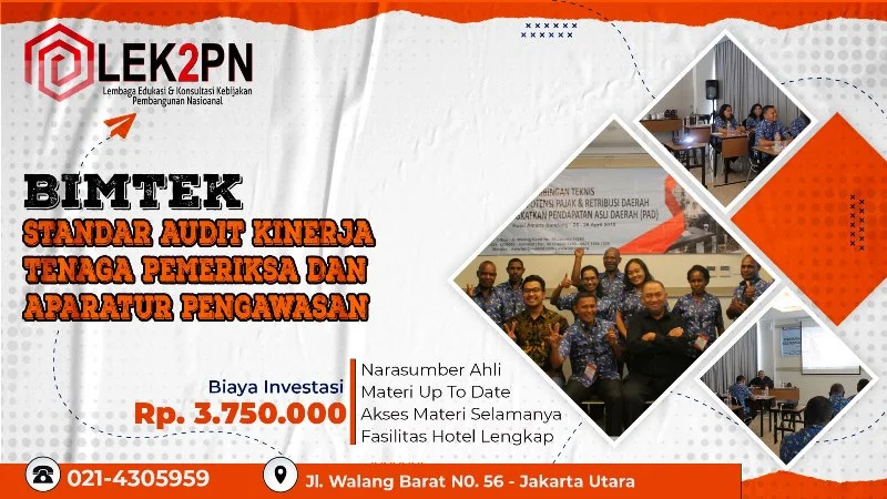 BIMTEK-STANDAR-AUDIT-KINERJA-TENAGA-PEMERIKSA-DAN-APARATUR-PENGAWASAN BIMTEK STANDAR AUDIT KINERJA TENAGA PEMERIKSA DAN APARATUR PENGAWASAN