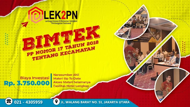 BIMTEK PP NOMOR 17 TAHUN 2018 TENTANG KECAMATAN