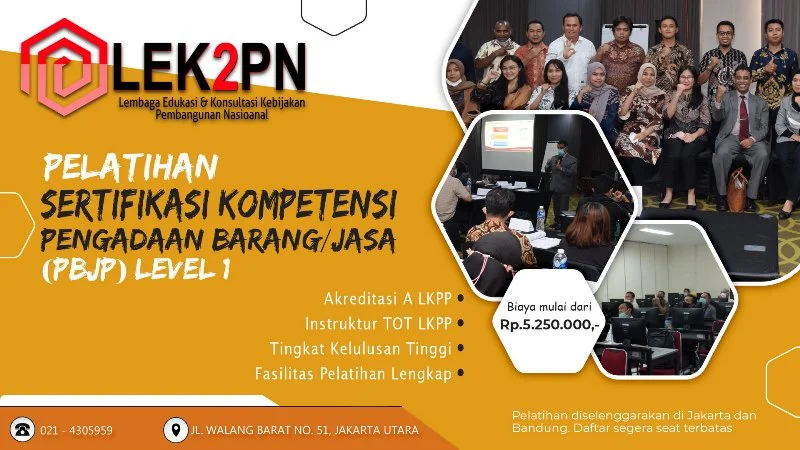 BIMTEK DAN SERTIFIKASI KOMPETENSI PBJ BAGI PPK TIPE C
