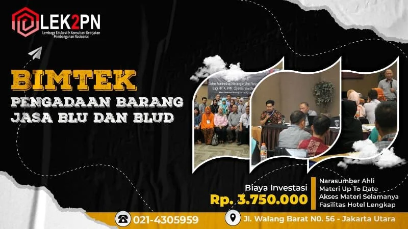 Bimtek Pengadaan Barang dan Jasa BLU dan BLUD
