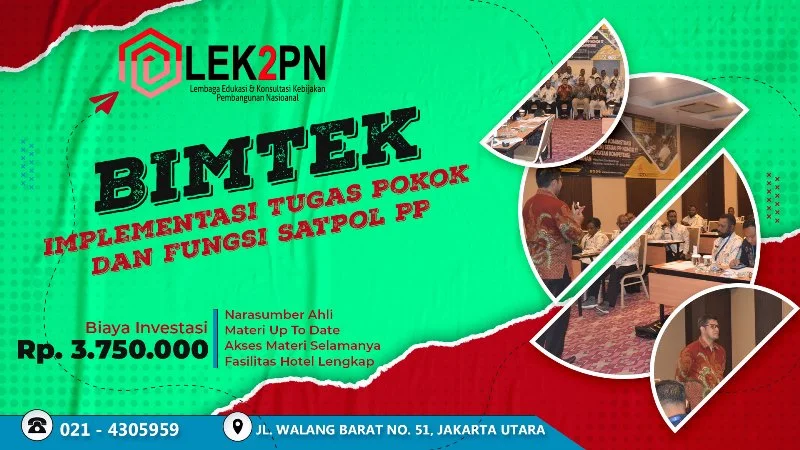 BIMTEK IMPLEMENTASI TUGAS POKOK DAN FUNGSI SATPOL PP