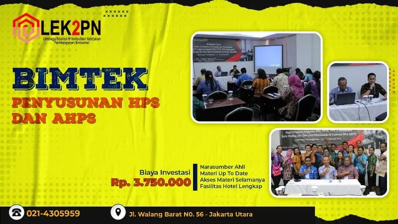 BIMTEK PENYUSUNAN HPS DAN AHPS