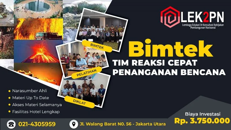 Bimtek Tim Reaksi Cepat Penanganan Bencana