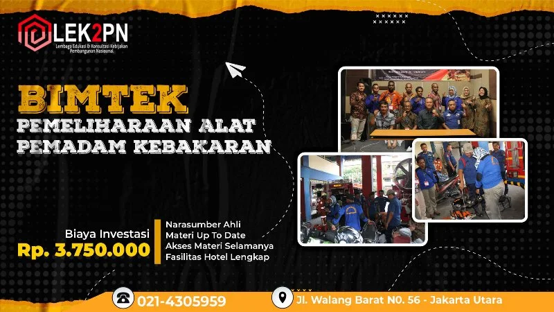 BIMTEK PEMELIHARAAN ALAT PEMADAM KEBAKARAN