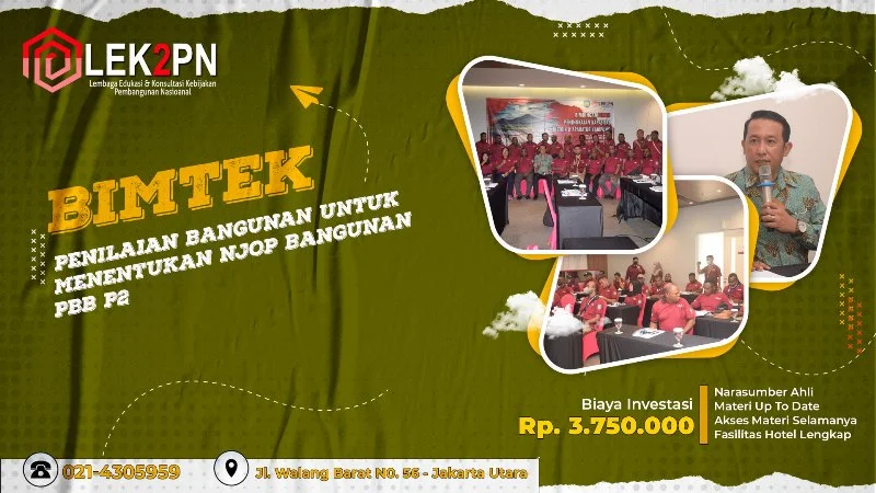 BIMTEK PENILAIAN BANGUNAN UNTUK MENENTUKAN NJOP BANGUNAN PBB P2