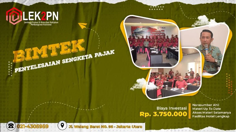 BIMTEK PENYELESAIAN SENGKETA PAJAK