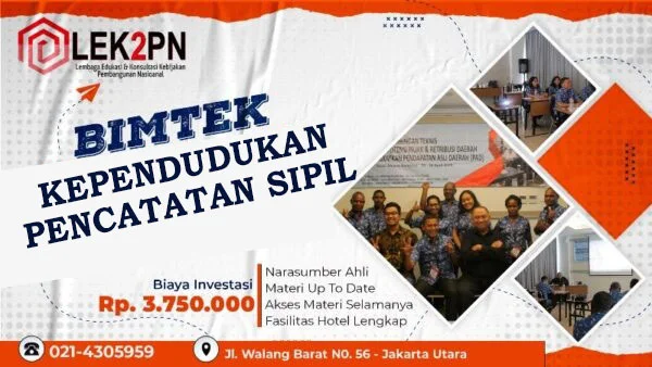 DIKLAT KEPENDUDUKAN DAN PENCATATAN SIPIL