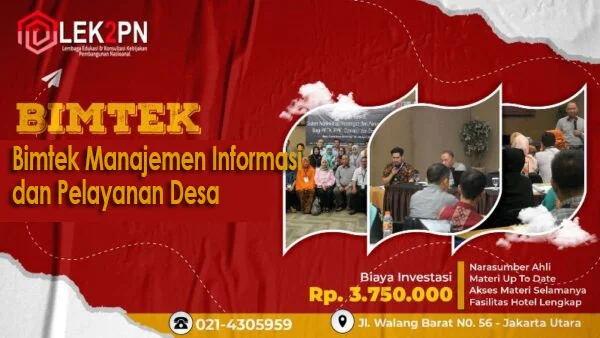 Bimtek Manajemen Informasi dan Pelayanan Desa (new)