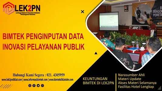 BIMTEK PENGINPUTAN DATA INOVASI PELAYANAN PUBLIK