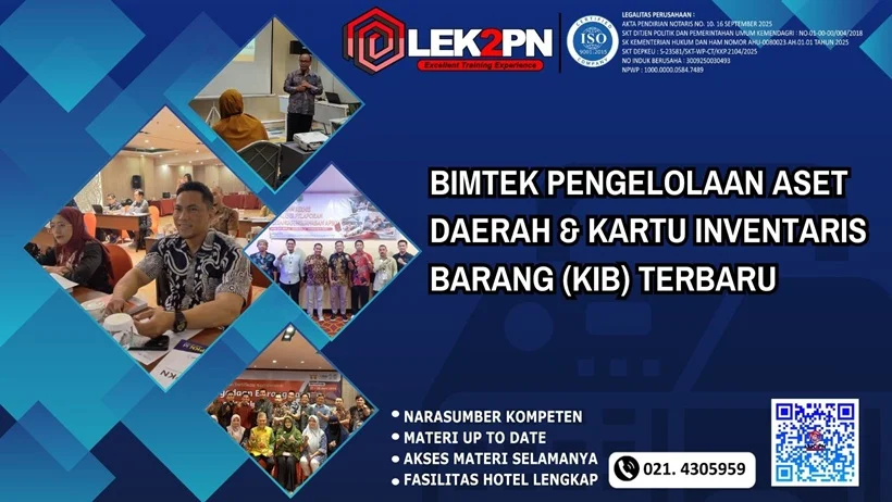 BIMTEK PENGELOLAAN ASET DAERAH & KARTU INVENTARIS BARANG (KIB) TERBARU (NEW 2026)