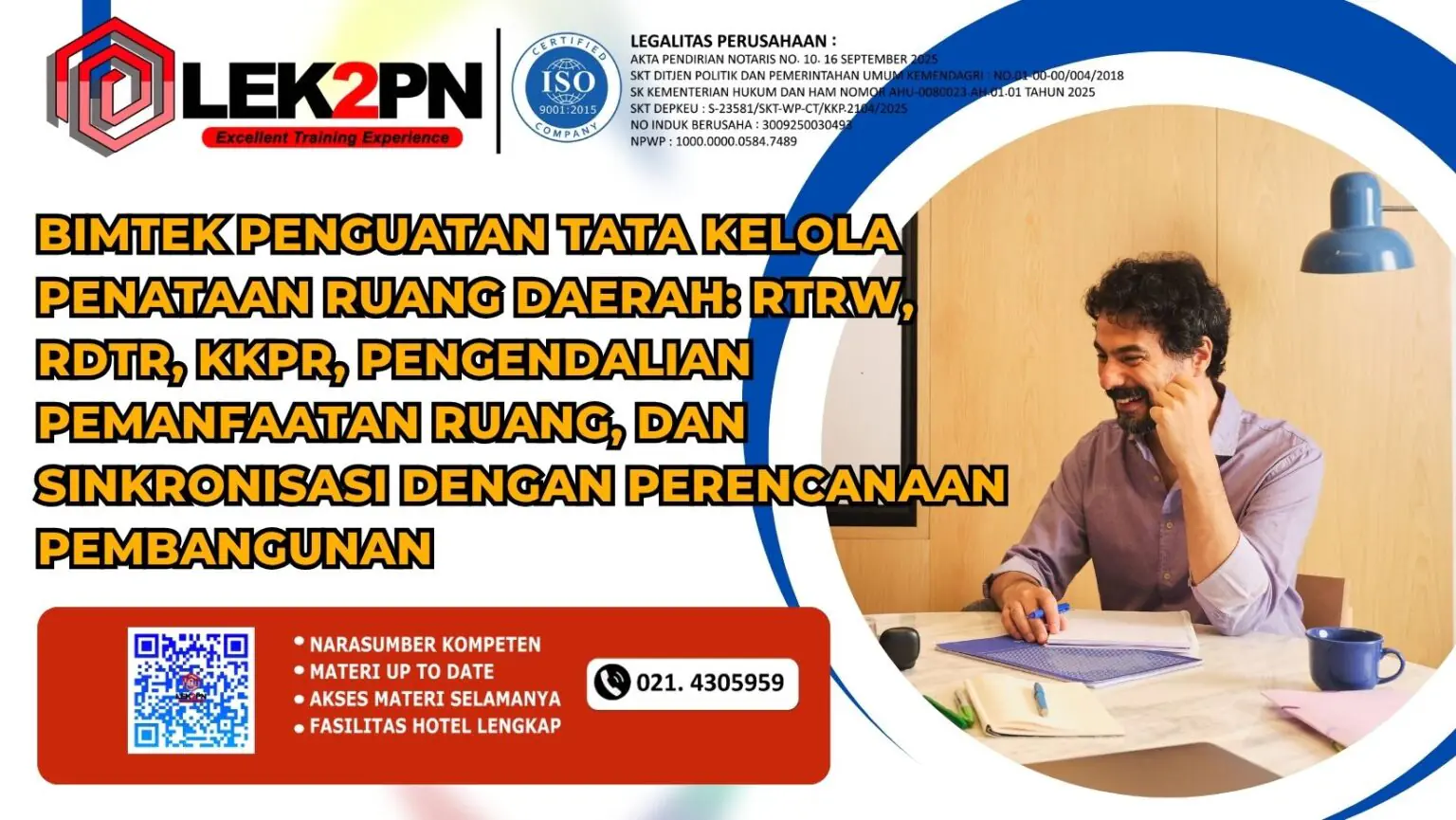 Bimtek Penguatan Tata Kelola Penataan Ruang Daerah: RTRW, RDTR, KKPR, Pengendalian Pemanfaatan Ruang, dan Sinkronisasi dengan Perencanaan Pembangunan