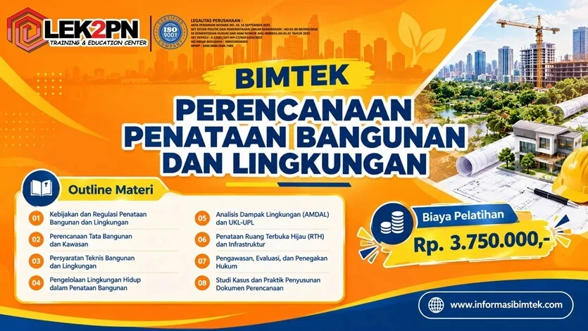 Bimtek Perencanaan Penataan Bangunan dan Lingkungan